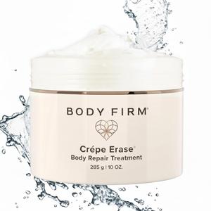 BODY FIRM Crepe Erase Body Repair Treatment, Anti-Aging Wrinkle Cream, Support Skins Natural Elastin & Collagen Production - 10oz