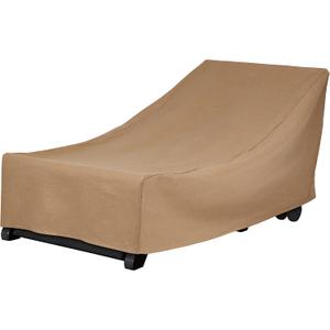 DUCKCOVERS Essential Water-Resistant 66 Inch Chaise Lounge Chair Cover, Chaise Lounge Covers Outdoor
