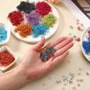 7800 Pieces Chainmail Jump Rings 26 Colors 6mm Open Aluminum Colored Jump Rings for Choker Necklaces Bracelet Jewelry Making DIY Craft