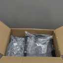 DOLALIKE Expandable kitchen Countertop Organizer, Stackable Cabinet Shelf Organizers, Space Saving Spice Rack Pantry Storage for Bathroom Office Organization (Black, 2 Pack)