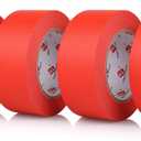 BOMEI PACK Red Painters Tape 2 inch Wide, Medium Adhesive Red Masking Tape Bulk Multi Pack, Residue-Free Wall Trim Tape, 2 inch x 55 Yards x 4 Rolls (220 Total Yards)