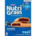 Nutri-Grain Soft Baked Breakfast Bars, Kids Snacks, Whole Grain, Blueberry (6 Boxes, 48 Count)