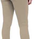 Hybrid & Company Women's Butt Lift Super Comfy Stretch Ripped Skinny Jeans (13, Lace-Khaki)