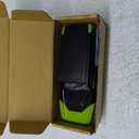 MEUS RACING MB24 SCX24 Body 5.2in 132MM Body Shell ABS+Nylon Carbon Fiber Chassis for 1/24 Axial SCX24 Bronco JLU B-17 C10(Green)