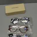 GIBLOGO Reading Glasses for Women/Men Eye Glasses Blue Light Reading Glasses Cheaters Eyeglasses (A2 3 Pack) +1.0