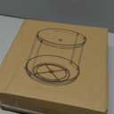 2-Pack 2-Tier Clear Lazy Susan Turntable Organizer, 9.5" Rotating Spice Rack for Kitchen Cabinet, Countertop Tray for Bathroom & Vanity to Organize Makeup, Perfume and Jewelry