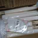 24 Sets 33 Inch White Paper Parasol Umbrella for Wedding Chinese Japanese Paper Umbrella With Foldable Storage Basket DIY Painting White Parasol Thank You Wedding Favors for Guest Bridal Shower