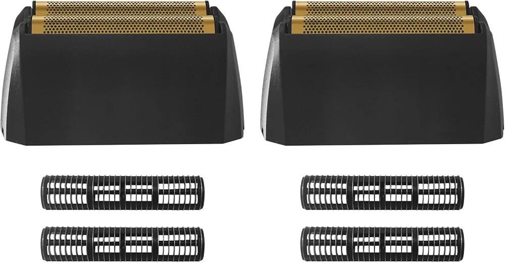 2 Pack Shaver Replacement foil Compatible with Wahl 5 Star Series Vanish Shaver 8173-700,Black