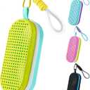 Swim Goggle Case For Swimming Goggles, Swimmer Gifts for Kids Teens Adults, Silicone Cases with Drain Hole