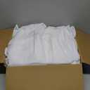 Fitable 6 Pack White Round Tablecloths - 120 Inches in Diameter - Stain Resistant and Washable Table Clothes, Polyester Fabric Table Covers for Wedding, Party, Banquet, Formal Events