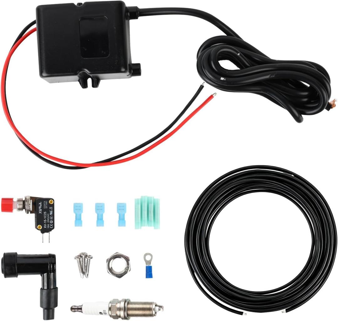 BFTKAFK-Single Dual Exhaust Flame thrower Kit Single Vehicles Motorcycles Compatible with Motorcycles Cars Trucks for Car Exhaust Dual Flame thrower Kit