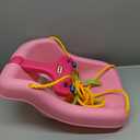 Little Tikes Snug 'n Secure Pink Swing with Adjustable Straps, 2-in-1 for Baby and Toddlers Ages 9 Months - 4 Years,16"D x 16.3"W x 17"H