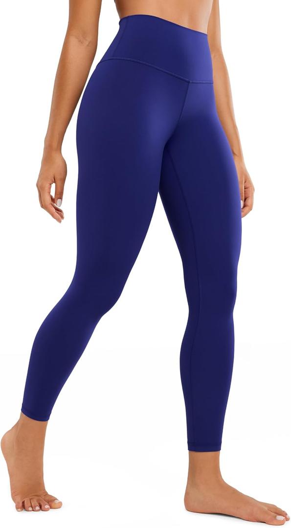 CRZ YOGA Butterluxe Yoga Leggings 25" - High Waisted Buttery Soft Womens Workout Lounge Pants (Larkspur Blue)