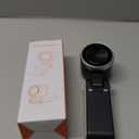 PlayHot Portable Handheld Turbo Fan, 5 Gear Wind, Battery Operated, Up to 12 Working Hours, 3 IN 1 Hand Fans with Air Turbo Tech Cooling Fan for Outdoor Activities, Travel, Beach (Black)