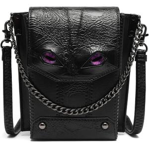 Small Crossbody Bag Shoulder Purse Leather Belt Pouch Travel Phone Holder Punk Medieval Vintage Festival Costume Accessory