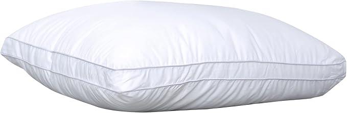 Bed Pillows for Sleeping 1 Pack,Queen Size,Luxury Hotel Collection Pillow,Soft Fluffy and Great Support Down Alternative Filling,Gusseted Pillow for Side and Back Sleepers