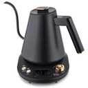 Elite Cuisine 1L Gooseneck Kettle - Black