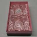 Vintage Art Deco Nick and Nora Coupe Glasses | Set of 4 | 5 oz Crystal Ribbed Cocktail Glassware for Drinking Classic Gin, Whiskey, Vodka Bar Drinks | Retro Long Stemmed Barware Goblets