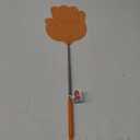 Fly Swatter, Extendable Big Hand, 30-In., Color: Orange