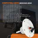 1724700490 Fuel Filter Strainer Unit Fits for Mercedes-Benz G550 09-15, G63 13-18, SL400 15-16, SL450 17-20, SL550 13-20, SL63 13-19, SLC300/SLC43 17-20, SLK250 12-15, SLK300 2016, SLK350/SLK55 12-16