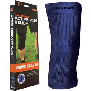 Incrediwear Knee Sleeve  Knee Braces for Knee Pain, Joint Pain Relief, Swelling, Inflammation Relief, and Circulation, Knee Support for Women and Men (X-Large, Navy)