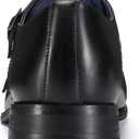 Bruno Marc Men's Dress Loafer Shoes Monk Strap Slip On Loafers (6.5 Wide, 2/Black)