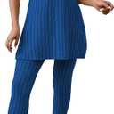 PINSV Womens 2 Piece Outfits Casual Sets Short Sleeve Top and Pants Lounge Sets Tracksuit, S