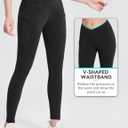 baleaf Women's Fleece Lined Leggings Waterproof Hiking Petite Pants Zipper Pockets Winter Thermal Warm Cold Weather (XL)