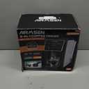 AIRMSEN Grind & Brew Coffee Maker with Built-in Grinder - Single-Serve Machine Compatible with K-Cup Pods & Ground Coffee, 1000W Fast 6-14oz Brew, Descaling Alert, Touchscreen & 50oz Removable Tank