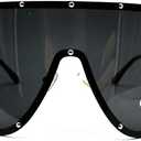 Oversized Polarized Shield Sunglasses Lens For Men Women