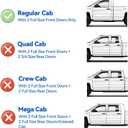 Window Visors Rain Guards for 2004-2012 Chevy Colorado/GMC Canyon Regular Cab, Out-Channel Window Vent Wind Deflectors Visors Shades for 04-12 Colorado/Canyon Standard Cab