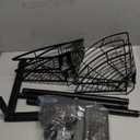 Aitatty Corner Shower Caddy Standing: 4-tier Rustproof Shower Organizer Shelf - Floor Shower Corner Shelf Rack Stand for Bathroom Black