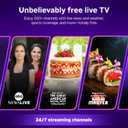 Roku Smart TV 32-Inch Select Series, 1080p Full HD TV Roku TV with Voice Remote Flat Screen LED Television with Wi-Fi for Streaming Live Local News, Sports, Family Entertainment