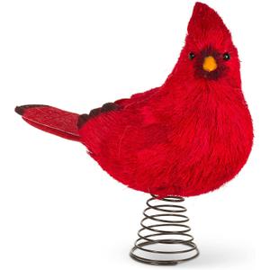 Abbott Collection Large Cardinal Tree Topper, Red (15")