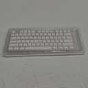 HITIME XVX Keycaps, Crystal Jelly Keycaps 75 65 60 100 Percent, White Custom Side Printed Key caps for ANSI/ISO Layout 61/68/84/87/98/104 Gaming Mechanical Keyboard, OEM Profile 136 Keys