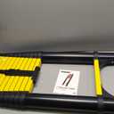 16.5 FT Telescoping Ladder, Aluminum Extension Ladder, 330 lbs Load Capacity, Multi-Purpose Collapsible Ladder for Home and Work; Yellow