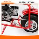 35 Chain with Mini Bike Chain Tensioner 140 Links Replacement for Coleman CT100U CC100X Baja Doodlebug DB30 Motovox MBX10 MBX11 MMB80 Minibike Predator 79cc 97cc 100cc Engine Powersports Parts
