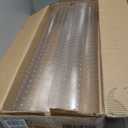 Kuyal Desk Chair Mat for Carpet, 36'' x 48'' Rectangle Transparent Mats for Chairs Good for Desks, Office and Home, Easy Glide, Protects Floors for Low and No Pile Carpeted Floors