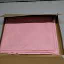 Sancua 60 Inch Round Tablecloth (Fits 20-48 Inch Tables), Water Resistant Spill Proof Washable Polyester Table Cloth Decorative Fabric Table Cover for Dining, Buffet Parties and Camping, Pink