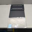 EooCoo Compatible with MacBook Air 13 inch Case M5 2026-2022 M4 M3 M2 Model A3449 A3240 A3113 A2681, Mac Air 13.6 inch Hard Shell & Keyboard Cover & Screen Film & Type-C, Matte Black