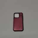 Compatible with iPhone 16 Pro 6.3" Wallet Case with Card Holder RFID Blocking for Women Men, Double Magnetic Clasp Kickstand Shockproof Phone Case Fit for iPhone 16 Pro, Red