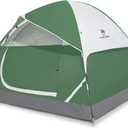 CAMEL CROWN 4/ 5/ 6 Person Camping Dome Tent with Removable Rain Fly Waterproof Family Tent Easy Set Up Lightweight Outdoor Tent for Camping Backpacking Hiking
