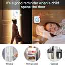 SanJie Door Chime, Door Open Contact Sensor Alarm with 500 FT Range,26 Chimes 5 Adjustable Volume for Business/Store/Home/Office When Entering 3 Sensors + 1 Receiver