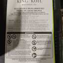 King Koil Pillow Top Plush Full Size Air Mattress with Built-in Pump for Home, Camping & Guests, 16" Inflatable Airbed Luxury Double High Adjustable Blow Up Bed, Waterproof, (Black)