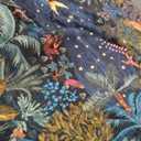 GarveeHome Area Rugs 8x10 for Living Room, Jungle Animal Large Washable Rug Soft Non Slip Backing Floor Mat Carpet Indoor Thin Accent Rug for Bedroom Dining Room Playroom Nursery Home Decor (Blue)