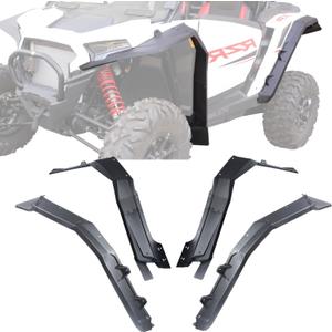 Front & Rear Fender Flares Compatible with 2024 2025 Polaris RZR XP 1000/ XP 4 1000 Accessories Full Coverage Extended Mud Flaps Mud Guards Extension Replacement for 2889133