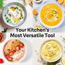 Braun MQ50001M Vario Hand Blender – 21-Speed Handheld Immersion Blender with PowerBell VPlus, TurboBoost & EasyClick Systems, Stainless Steel Blades, SplashControl, 500W, Hand Blenders for Smoothies