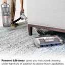 Shark AZ2002 Vertex Powered Lift-Away Upright Vacuum with DuoClean PowerFins, Self-Cleaning Brushroll, Large Dust Cup, Pet Crevice Tool, Dusting Brush & Power Brush, Silver/Rose Gold