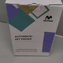 IMIPAW Automatic Cat Feeder, 3L Timed Dry Food Dispenser with Desiccant, Programmable Portion Control, Dual Power Backup, 10 Meals Daily, 15 Portions Per Meal, Suitable for Small Pets, Easy Setup (White)