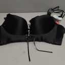 Aivtalk Women Plus Size Minimizer Bra Wirefree Push Up Drawstring Bra Soft Lingerie Sexy Underwear Brassiere Black 44C